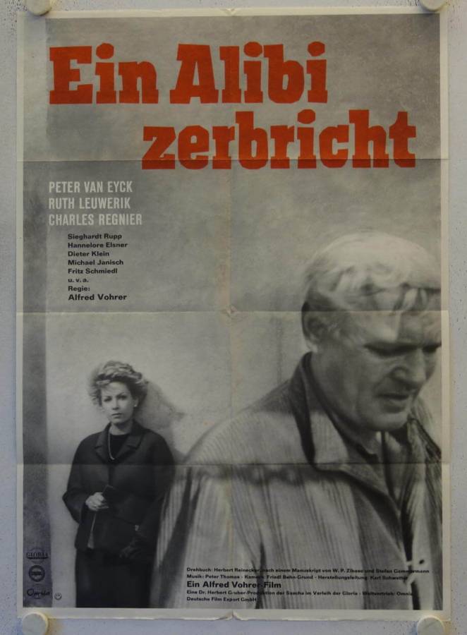 Ein Alibi zerbricht originales deutsches Filmplakat